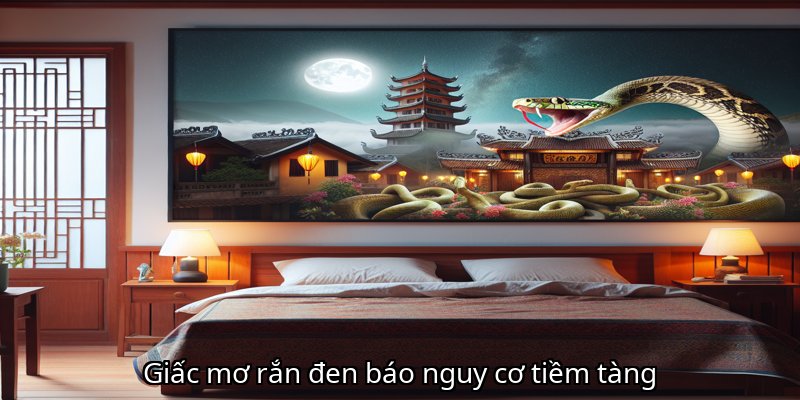 Giấc mơ rắn đen báo nguy cơ tiềm tàng