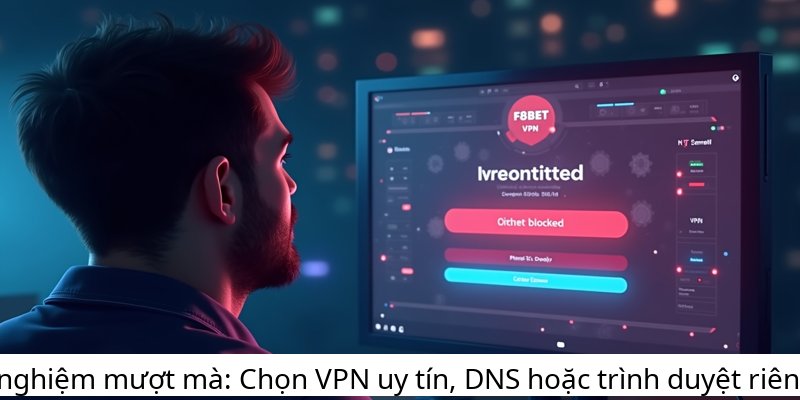 Trải nghiệm mượt mà: Chọn VPN uy tín, DNS hoặc trình duyệt riêng tư.